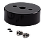 Triaxial Cell, 35mm Top Cap/Base Set, Anodized Aluminum